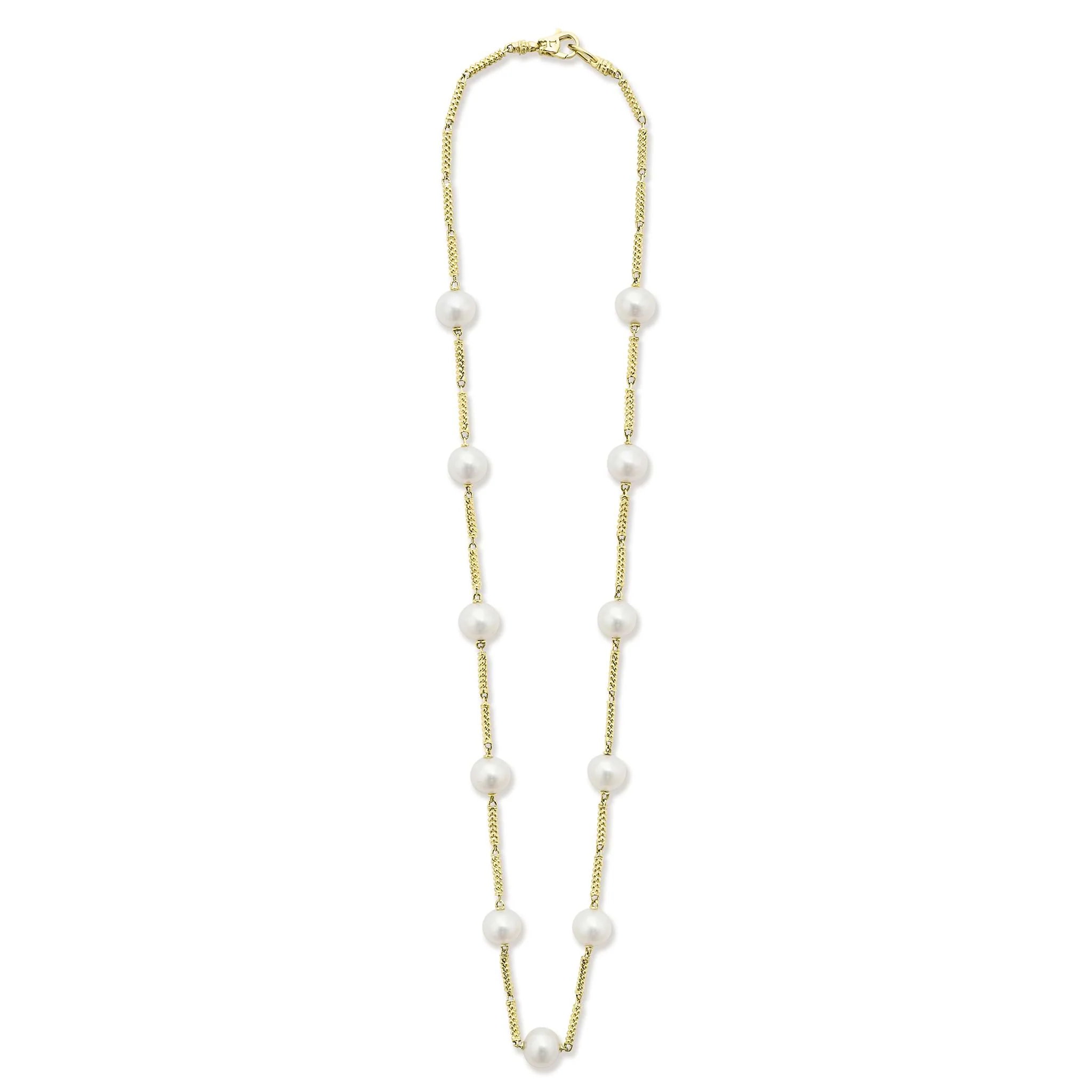 Studio 18K Gold Superfine Pearl Necklace - Image 2