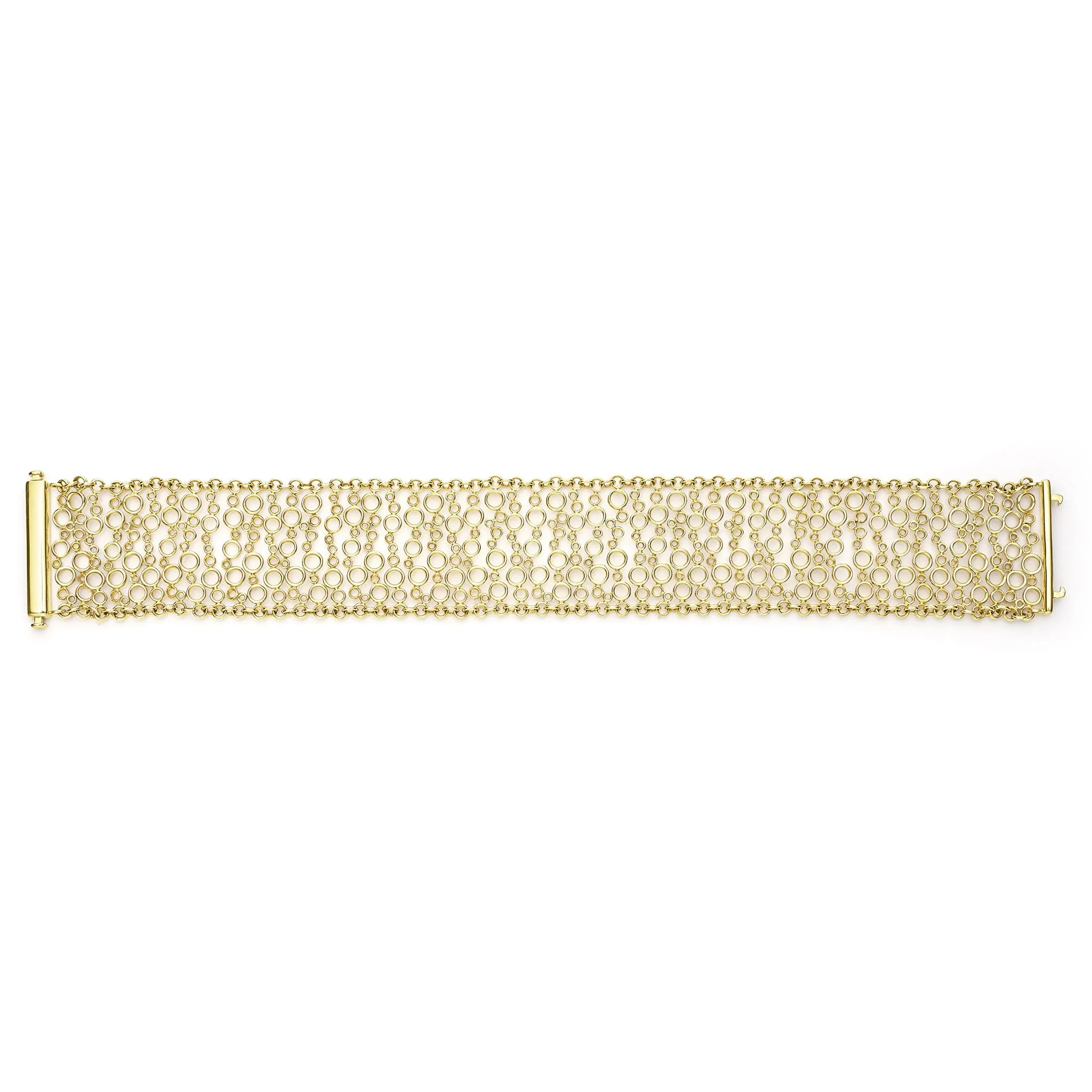 Studio 18K Gold Circle Link Bracelet - Image 2