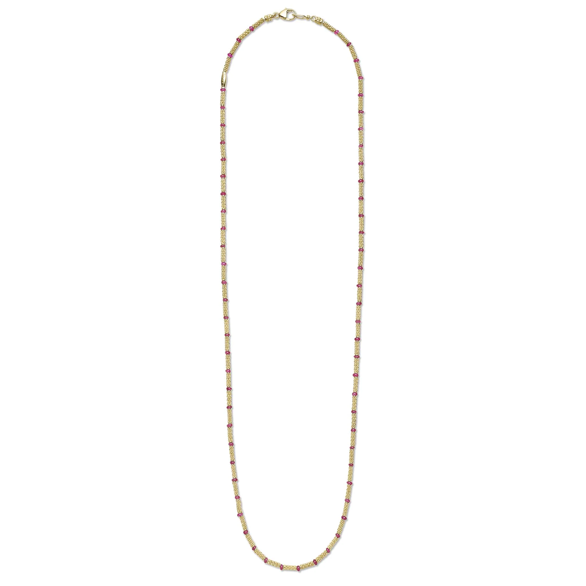 Studio 18K Gold and Ruby Necklace - Image 2